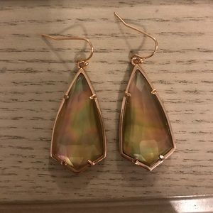 Kendra Scott Carla Brown Pearl Drop Earrings